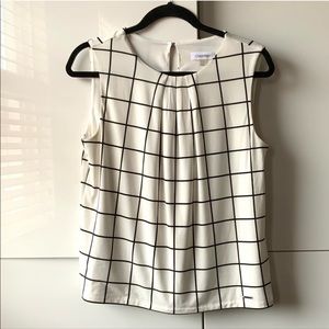 Calvin Klein Sleeveless Blouse Size M